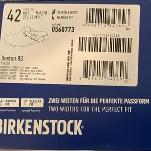 Brand New Taupe Boston Birkenstock Clogs